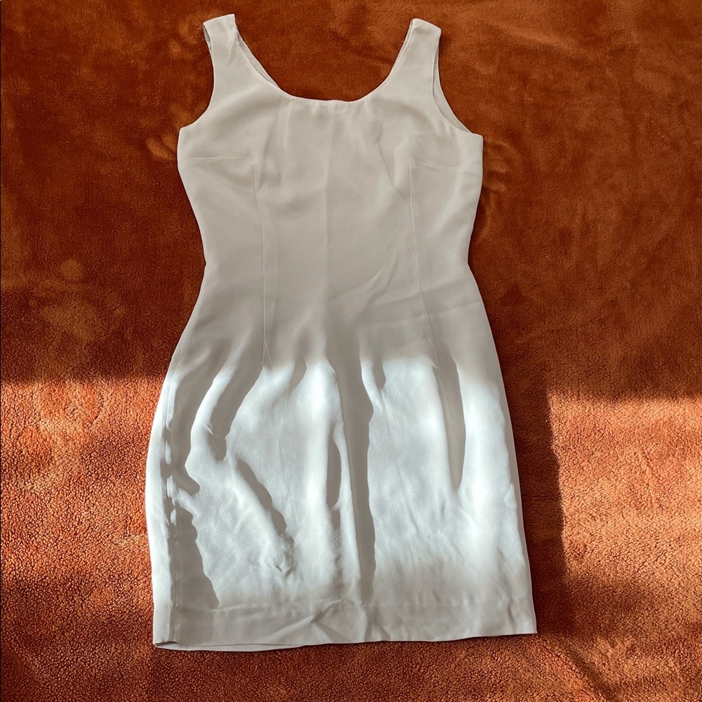 S.   Light Sand Sleeveless Designer Dress